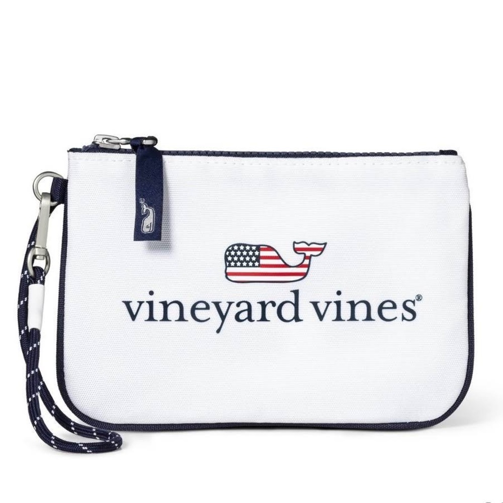 Vineyard Vines x Target White Wristlet Pouch